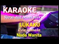Download Lagu LUKAKU - Evie Tamala | Karaoke dut band mix nada wanita | Lirik