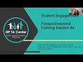 Empowering Paraprofessionals Session 6 Student Engagement