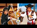 Ryan s Pirate vs Ninja Challenge