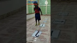 Direction game How to practise left right Ved Masters Preschool Virar East