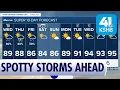 Isolated Showers and Storms Possible in Kansas City Wednesday