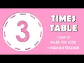 Download Lagu 3 Times Table Song (Made You Look by Meghan Trainor) Laugh Along and Learn