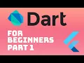 Flutter Dart Programming language from 0 crash course part 1