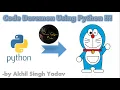 Code Doremon Using Python Python Turtle workspace How to make Doremon