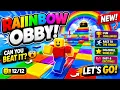 Rainbow Obby Challenge Can I Reach The End Without Falling Roblox Obby Gameplay