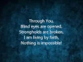 Nothing Is Impossible with Lyrics