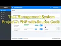 Task Management System Project in PHP with Source Code Free download Source code