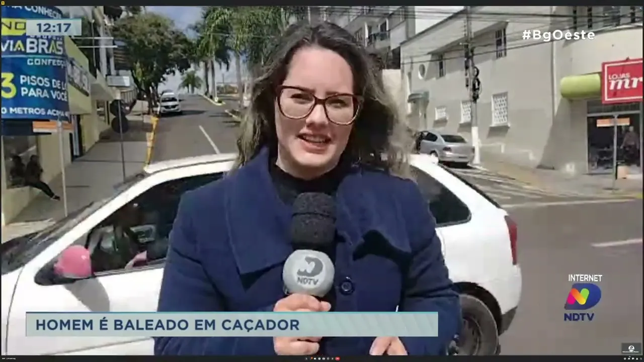 Homem é baleado em Caçador