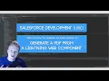 Salesforce Developer Tutorial LWC How to Generate a PDF from a Lightning Web Component