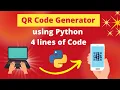 QR Code Generator using Python in 4 lines of code Hindi