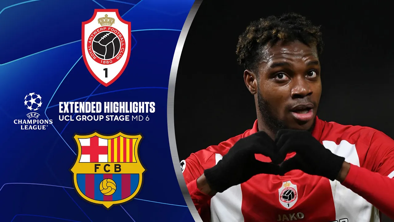 Royal Antwerp vs. Barcelona: Extended Highlights | UCL ...