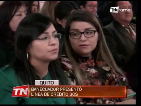 Banecuador presentó línea de crédito SOS