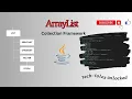ArrayList Collection framework java TechTalesUnlocked