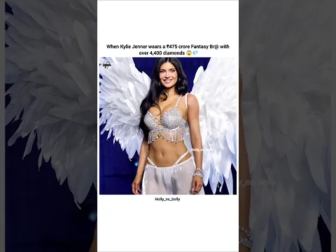 Kylie Jenner wears ₹475 Crore Fantasy Br@ at Victoria's Secret 😱 #shorts #shortsfeed #kyliejenner