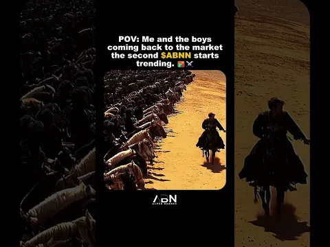 POV: Me and the boys coming back to the market the second $ABNN starts trending. ποΈβοΈ