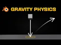 Basic PHYSICS in Blender - Gravity Bounce Grab Objects