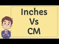 Inches vs CM