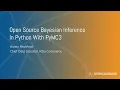 Austin Rochford Open Source Bayesian Inference In Python With PyMC3