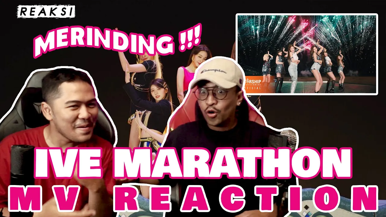 NYESEL BARU TAU MEREKA !!! | IVE 아이브 MARATHON MV REACTION INDONESIA