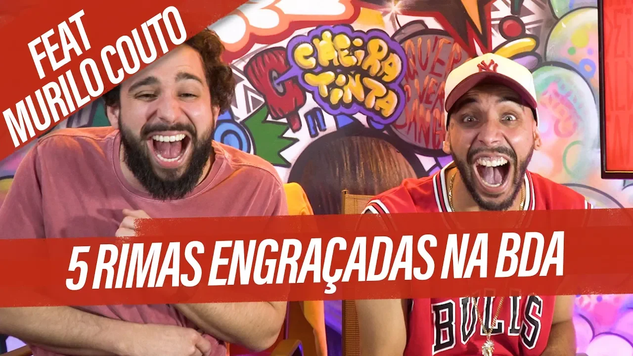 5 RIMAS ENGRAÇADAS NA BDA feat. Murilo Couto (Emicouto) | Tags BDA