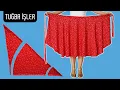 How to Make Wrap Skirt with Side Knot | Tuğba İşler