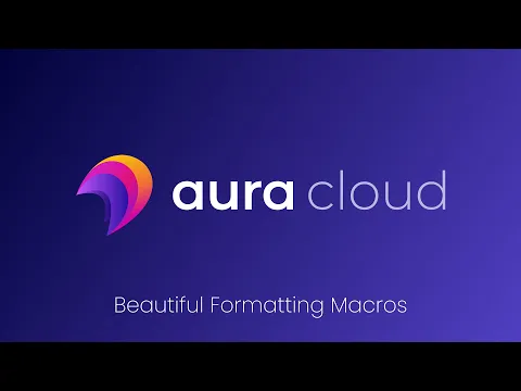 Aura Content Formatting Macros (Tabs Miro Figma Google HTML)