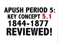 APUSH Period 5 Ultimate Guide to Period 5 Key Concept 5 1