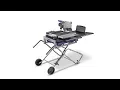 Kobalt 10-in Tabletop Sliding Table Tile Saw with Stand
