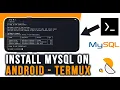 Install MySQL on Android with Termux MySQL on Android Run MariaDB on Termux