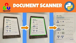 Document Scanner using OpenCV python