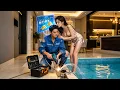 Delivery guy fix pipe unlock foresight power rich by appraise antique wed hot CEO