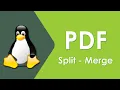 Split and merge PDF in Linux Ubuntu