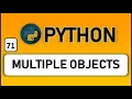 Creating multiple class objects and storing them in a List