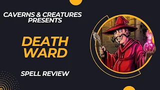 Death Ward 5e Not Today Death