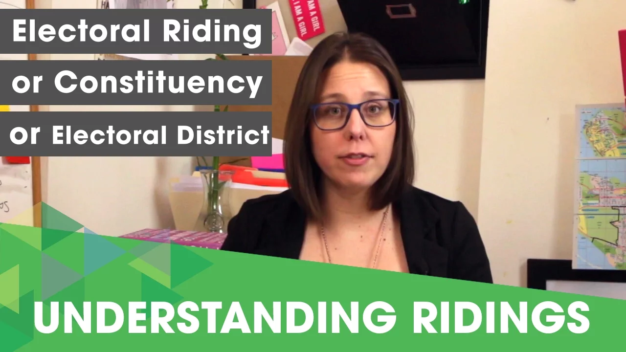 What is an electoral riding?