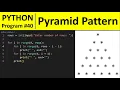 Python Program - Pyramid Star Pattern in Python