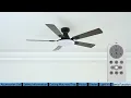 How to install addlon Ceiling Fans with Lights 52 inch Flush Mount Ceiling fan with Remote Control
