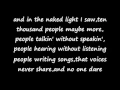 Download Lagu THE SOUND OF SILENCE LYRICS