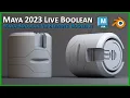Maya 2023 Live Boolean Is it as good as Blender s Boolean