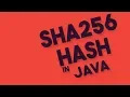 SHA256 Hash in Java