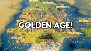 I do love a Monumentality Golden Age - Civ 6 Nubia