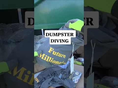 Dumpster diving for viral baby Squishies! #dumpsterdiving