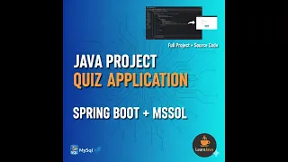 Java Project - Quiz Application Java Spring Boot MySQL Part 2
