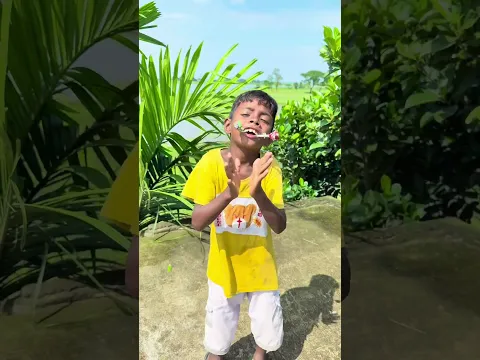 Raju & Brother Lollipop Eating Fun! 🤩🍭 #shorts #funny #rajurvideo #comedy