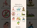 Healthy Habits to Transform Your Life Simple Routine