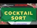 DS 31 Cocktail Sort with simple example