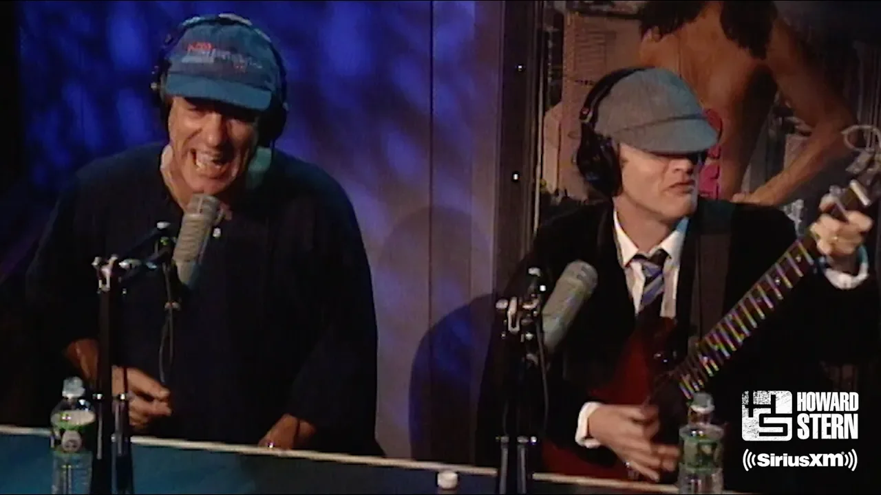 AC/DC “You Shook Me All Night Long” on the Howard Stern Show