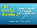 C 2a Standard Error Handling in Floating-Point Arithmetic 008