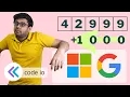 Google Microsoft Question Plus One code io Tamil