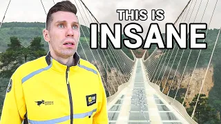 中国惊险的玻璃桥：世界上最惊险的步道